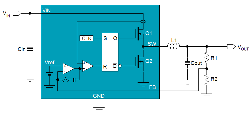 Basic Buck Converter Circuit Circuit Diagram